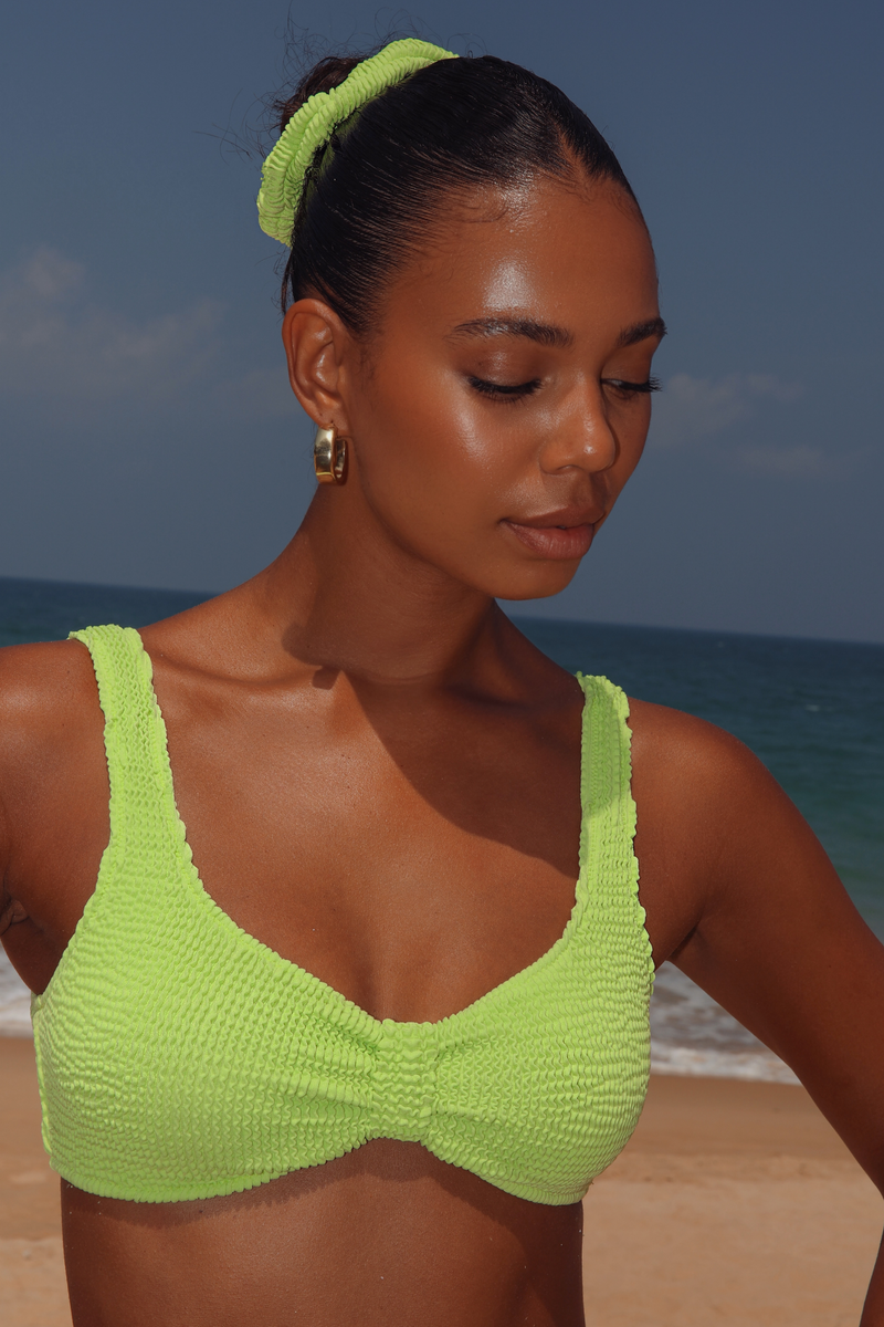 'Chartreuse' Scrunch Scrunchie